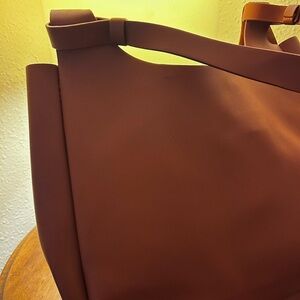 Medium/ large brown shoulder bag by Neiman Marcus
